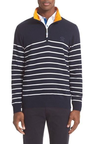 Men's Paul & Shark Quarter Zip Sweater