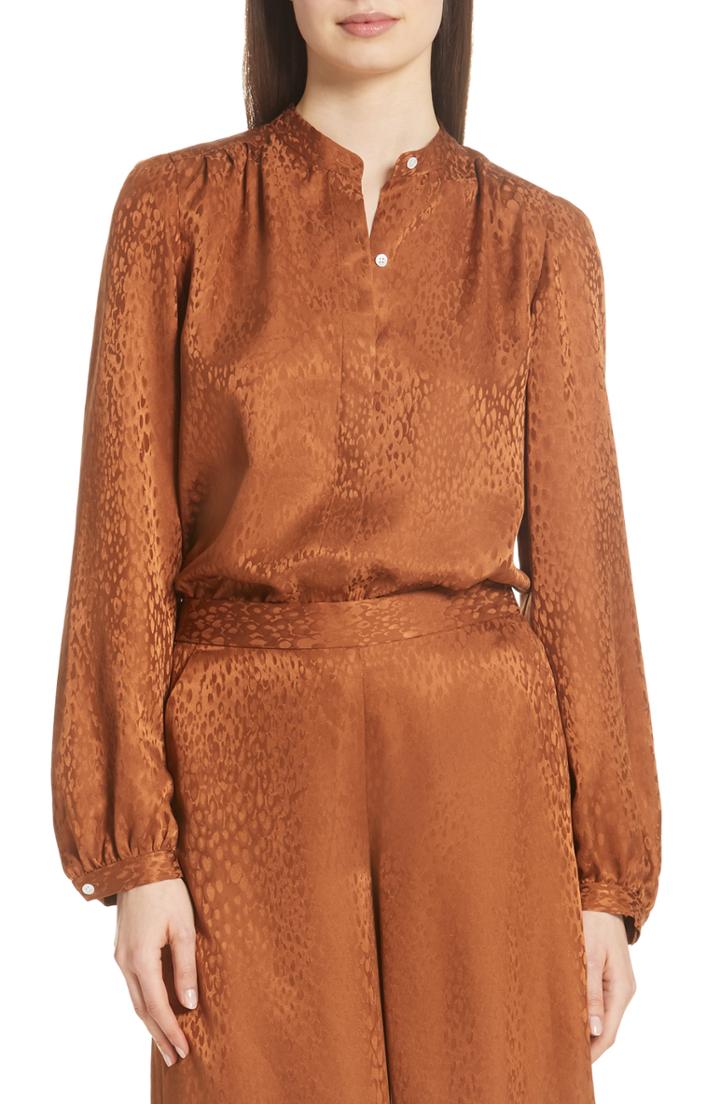 Women's Johanna Ortiz Azalea Puff Sleeve Silk Blouse
