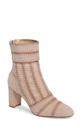 Women's Alexandre Birman Beatrice Pieced Bootie .5 M - Beige