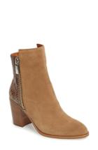 Women's Kenneth Cole New York Ingrid Faux Snakeskin Bootie M - Beige