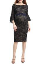 Women's Kimi & Kai Lena Maternity Body-con Dress - Blue