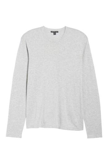 Men's James Perse Fine Gauge Crewneck Sweater (xl) - Grey