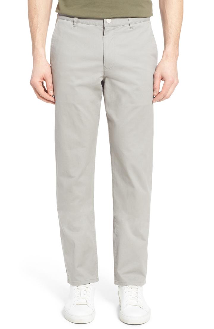 Men's Bonobos Straight Leg Stretch Chinos X 32 - Grey
