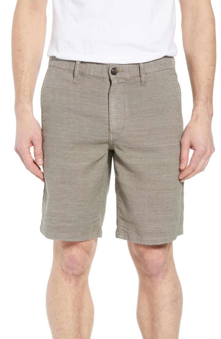 Men's John Varvatos Star Usa Linen Blend Shorts