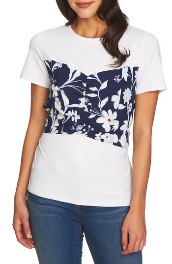 Women's 1.state Corset Tee, Size - White