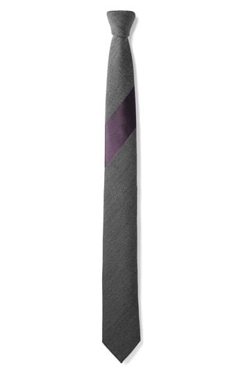 Men's Title Of Work Stripe Silk & Wool Tie