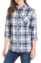 Women's Barbour Sandsend Relaxed Fit Shirt Us / 8 Uk - Blue