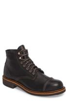 Men's Wolverine Jensen Cap Toe Boot .5 M - Black
