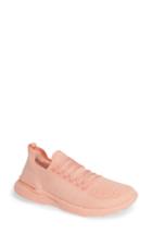 Women's Apl Techloom Breeze Knit Running Shoe .5 B - Coral