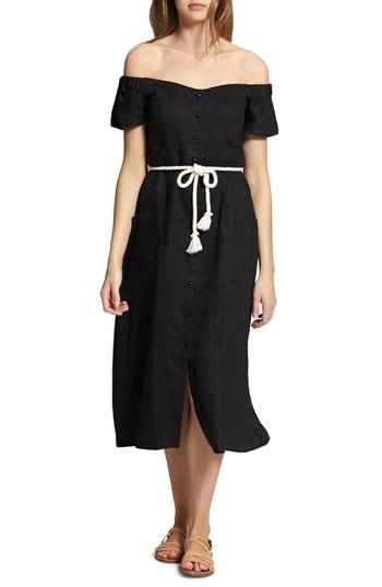 Women's Sanctuary Meet Me At The Sunset Midi Dress - Black