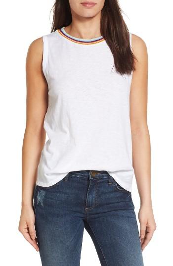 Women's Velvet By Graham & Spencer Ringer Slub Cotton Tank