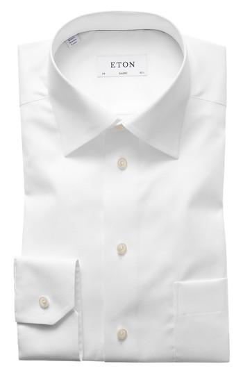 Men's Eton Classic Fit Non-iron Dress Shirt - White