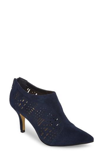 Women's Bella Vita Darlene Laser Perforated Bootie N - Blue