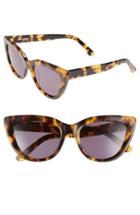 Women's Sunday Somewhere 'laura' 54mm Cat Eye Sunglasses - Marble Tortoise