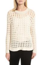 Women's Joie Macha Open Stitch Cotton & Alpaca Sweater - Ivory