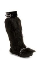 Women's Jeffrey Campbell Oh Yeah Faux Fur Knee High Boot M - Black