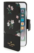 Kate Spade New York Cedar Street Faux Leather Iphone 7/8 Folio Case - Black