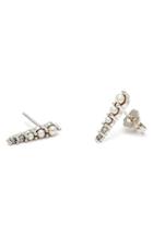 Women's Anna Sheffield 'pave Pointe - Medium' Diamond & Seed Pearl Stud Earrings