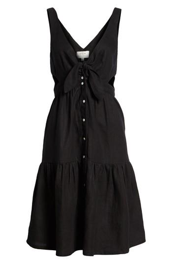 Women's Mcguire Palizzi Cutout Tie Front Dress - Black