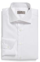 Men's Canali Regular Fit Solid Dress Shirt .5 - White