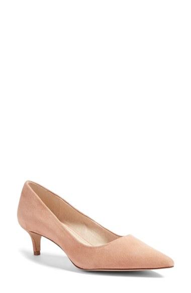 Women's Louise Et Cie Jacoba Kitten Heel Pump M - Red