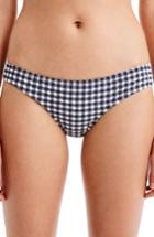 Women's J.crew Gingham Surf Hipster Bikini Bottoms, Size - Blue