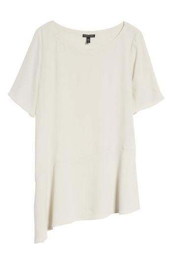 Women's Eileen Fisher Asymmetrical Silk Top