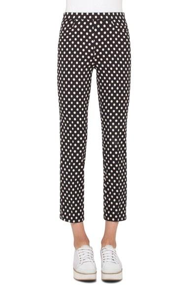 Women's Akris Punto Franca Dot Print Techno Stretch Pants