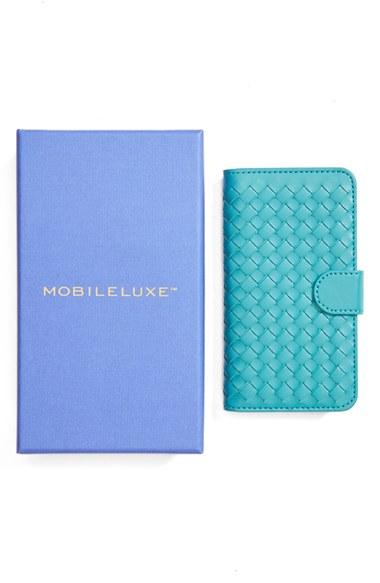 Women's Mobileluxe Iphone 6/6s Wallet Case - Blue