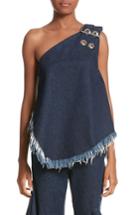 Women's Marques'almeida One Shoulder Denim Top