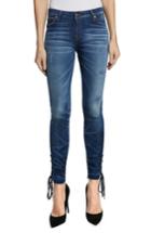 Women's Prps Camaro Lace-up Ankle Skinny Jeans - Blue