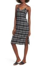 Women's Lira Clothing Plaid Dress - Black