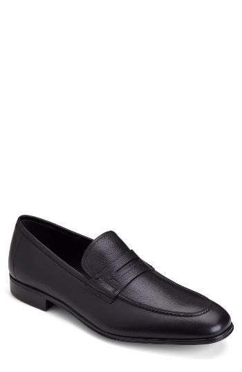 Men's Salvatore Ferragamo Fiorino 2 Penny Loafer M - Black