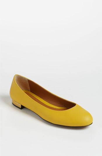 Fendi 'crayons' Flat Yellow 37 Eu