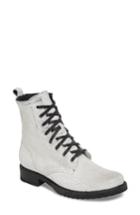 Women's Frye Veronica Combat Boot, Size 5.5 M - White