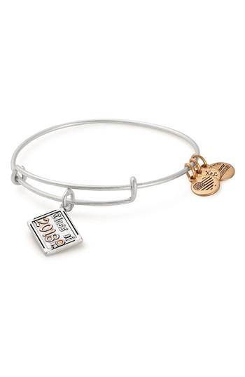Women's Alex And Ani Class Of 2018 Charm Bangle