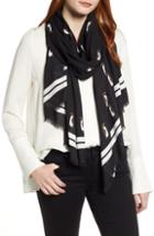 Women's Kate Spade New York Penguin Scarf, Size - Black