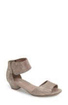 Women's Gabor Ankle Strap Sandal .5 M - Metallic