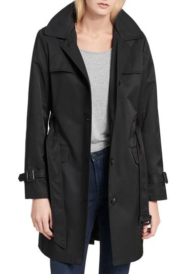 Women's Calvin Klein Water Resistant Belted Trench Coat
