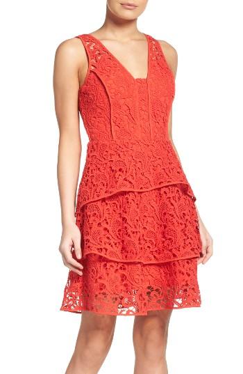 Women's Adelyn Rae Tiered Lace Dress