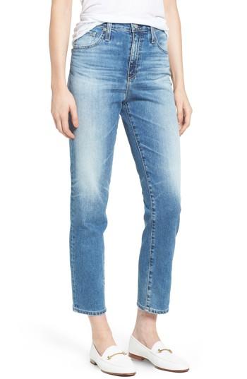Women's Ag 'the Phoebe' Vintage High Rise Straight Leg Jeans - Blue