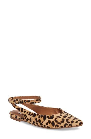 Women's Steve Madden Cupid Ankle Strap Flat M - Brown