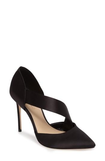 Women's Imagine By Vince Camuto Oya Asymmetrical Pointy Toe Pump .5 M - Black
