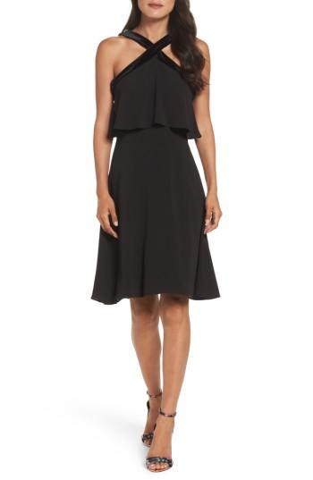 Women's Maggy London Catalina Popover Dress - Black