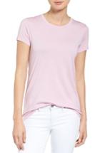 Women's Halogen Short Sleeve Crewneck Tee, Size - Purple