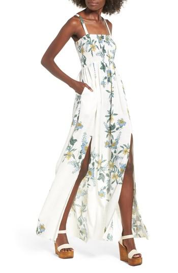Women's Somedays Lovin Luscious Lands Slit Hem Maxi Dress - White