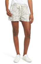 Petite Women's Caslon Linen Shorts, Size P - Green