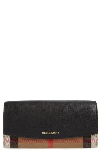 Women's Burberry 'porter' Continental Wallet -