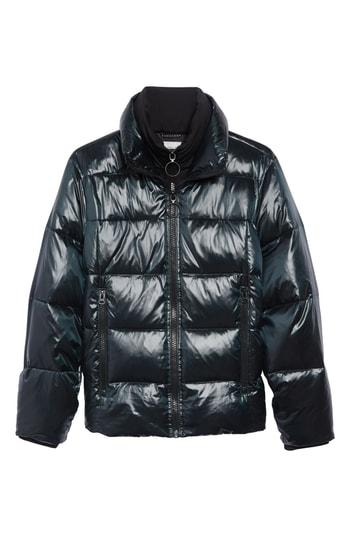 Men's The Very Warm Logan Water Repellent Down & Feather Fill Puffer Jacket - Green