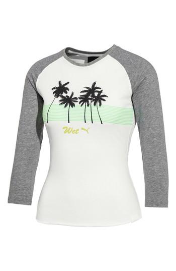 Women's Fenty Puma By Rihanna Raglan Sleeve Graphic Tee - White